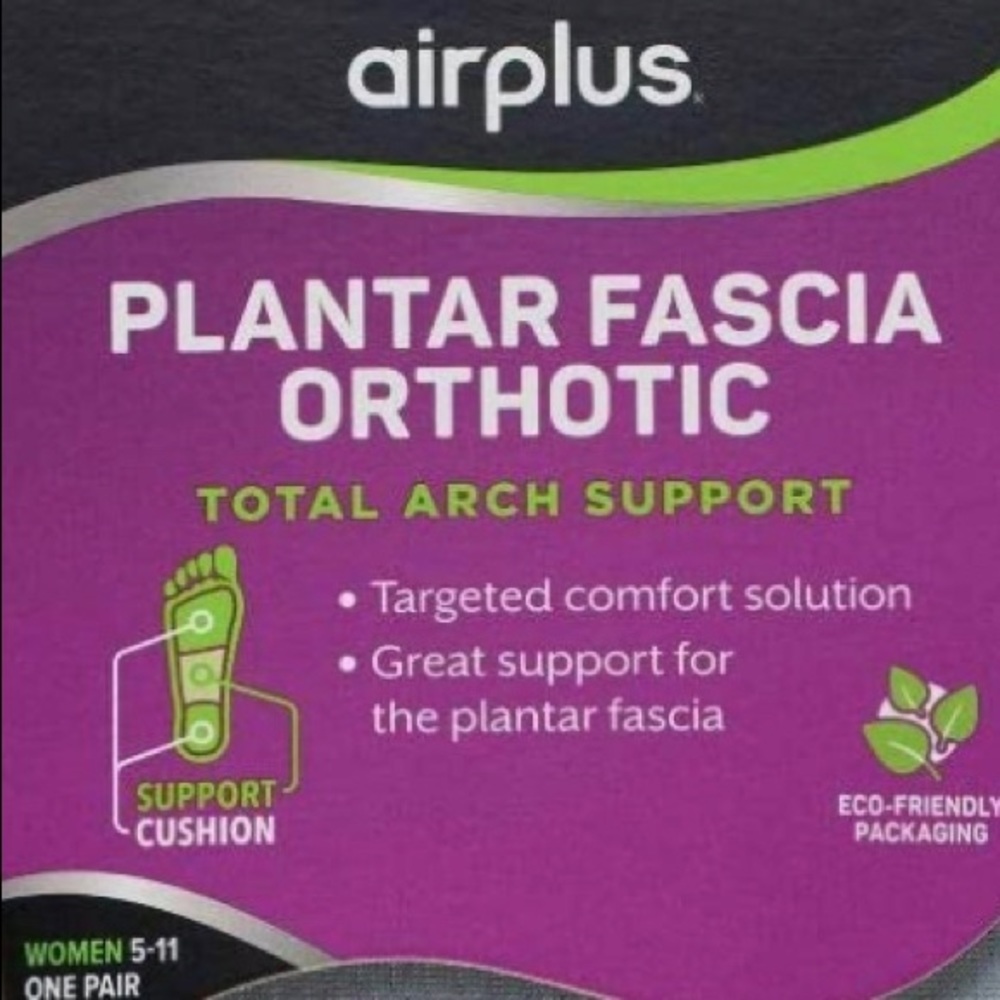 •Airplus Plantar Fascia Orthotic Insole For Women• - Picture 2 of 4